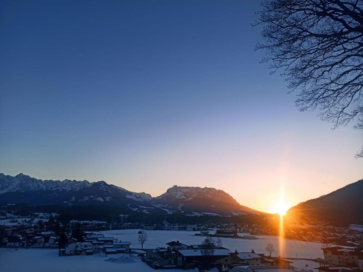 Haus Sonnenwinkl Appartement Kössen Buitenkant foto